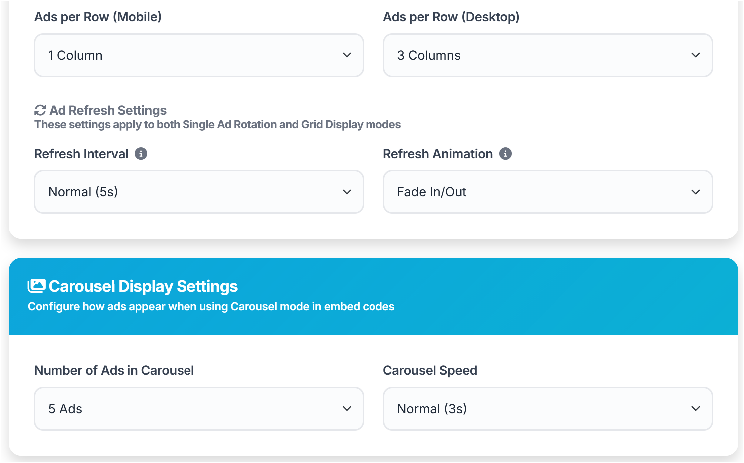 20 Ad Rotator Settings 7